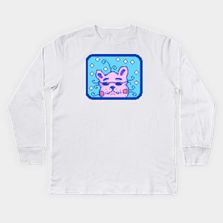 Concerned Ape Kids Long Sleeve T-Shirt